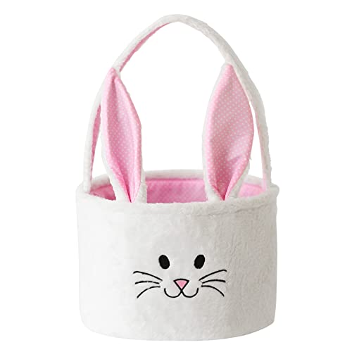 Osternkorb für Kinder Osternest Korb Osterhase Plüschkorb zum Befüllen Osterkörbchen Hasenkorb mit niedlichen Ohren, Osterkorb-Füller für Mädchen, Osternest Basteln für die Eiersuche Osterbeutel, Rosa Osternkorb für Kinder Osternest Korb Osterhase Plüschkorb zum Befüllen Osterkörbchen Hasenkorb mit niedlichen Ohren, Osterkorb-Füller für Mädchen, Osternest Basteln für die Eiersuche Osterbeutel, Rosa von YFNHOME