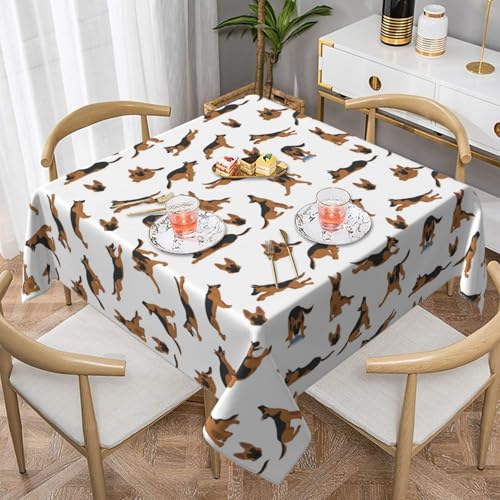 YFSGDLBN Bedruckte Tischdecke mit Deutschem Schäferhund, Tischdecke YFSGDLBN Bedruckte Tischdecke mit Deutschem Schäferhund, Tischdecke von YFSGDLBN
