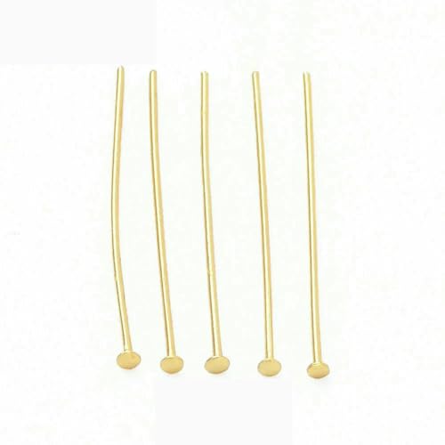 (8579) 30 MM 40 MM 18 Karat Goldfarbe T-förmige Stifte Perlenstifte Verbinder DIY Schmuckherstellung Zubehör-8581-18 Karat Goldfarbe von YFSHC