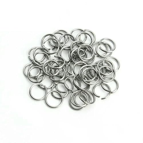 1 Box 3–10 mm gemischte offene Biegeringe aus Edelstahl, Spaltringe, Verbinder für DIY-Schmuckherstellung, DIY-Halsketten, Bastelzubehör, 1,0 x 7 mm Stahl, 200 Stück 1 Box 3–10 mm gemischte offene Biegeringe aus Edelstahl, Spaltringe, Verbinder für DIY-Schmuckherstellung, DIY-Halsketten, Bastelzubehör, 1,0 x 7 mm Stahl, 200 Stück von YFSHC