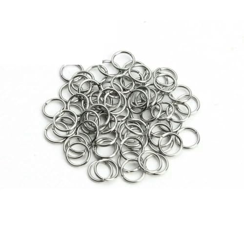1 Box 3–10 mm gemischte offene Biegeringe aus Edelstahl, Spaltringe, Verbinder für die Herstellung von DIY-Schmuck, DIY-Halsketten, Bastelzubehör, 0,5 x 4,0 mm Stahl, 200 Stück 1 Box 3–10 mm gemischte offene Biegeringe aus Edelstahl, Spaltringe, Verbinder für die Herstellung von DIY-Schmuck, DIY-Halsketten, Bastelzubehör, 0,5 x 4,0 mm Stahl, 200 Stück von YFSHC