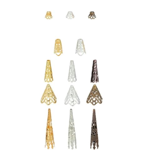 1 Box mit 240 Stück, 12 Stile, Abstandsperlenkappen, Bulk, Vintage-Stil, antike Bronze, Blumenperlenkappen, Metalllegierung, lose Abstandshalter, fest, gemischt, 410 Stück 1 Box mit 240 Stück, 12 Stile, Abstandsperlenkappen, Bulk, Vintage-Stil, antike Bronze, Blumenperlenkappen, Metalllegierung, lose Abstandshalter, fest, gemischt, 410 Stück von YFSHC