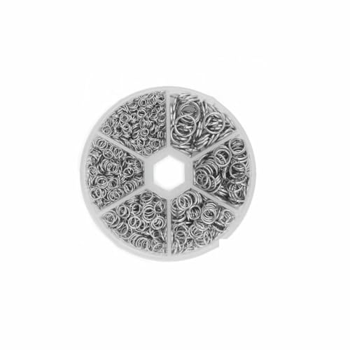 1 Set 1200 Stück Edelstahl Offener Biegering 4/5/6/7/8/10mm Spaltringe Verbinder für Schmuck Armbänder Halsketten DIY Zubehör-1 Set 1 Set 1200 Stück Edelstahl Offener Biegering 4/5/6/7/8/10mm Spaltringe Verbinder für Schmuck Armbänder Halsketten DIY Zubehör-1 Set von YFSHC