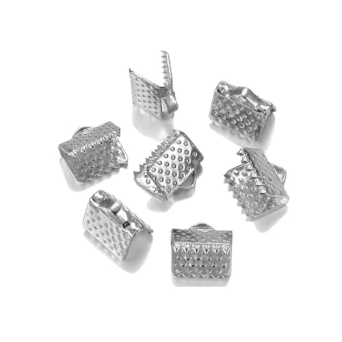 10–50 Stück Quetschperlen, Cove-Verschlüsse, Kordel-Endkappen, Schnurband, Lederclip, Faltverbinder, Zubehör für DIY-Schmuckteile, Rhodium, 30 mm 10–50 Stück Quetschperlen, Cove-Verschlüsse, Kordel-Endkappen, Schnurband, Lederclip, Faltverbinder, Zubehör für DIY-Schmuckteile, Rhodium, 30 mm von YFSHC