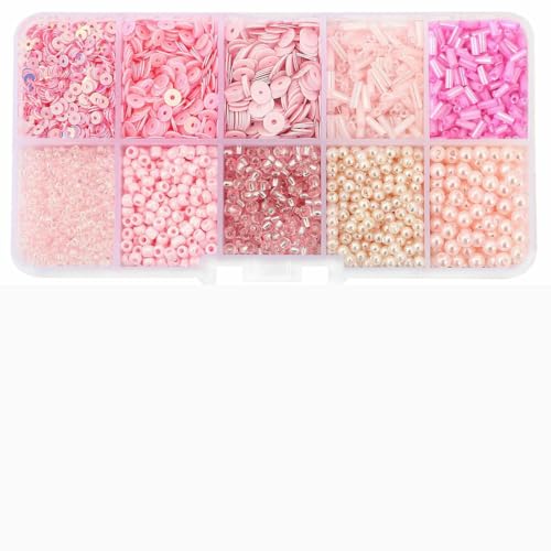10 Gitter-Set, Box, Reisperlen, Pailletten, Kunstperlen, Materialpackung, 1 Box/Packung, Stil 9, 1 Set 10 Gitter-Set, Box, Reisperlen, Pailletten, Kunstperlen, Materialpackung, 1 Box/Packung, Stil 9, 1 Set von YFSHC