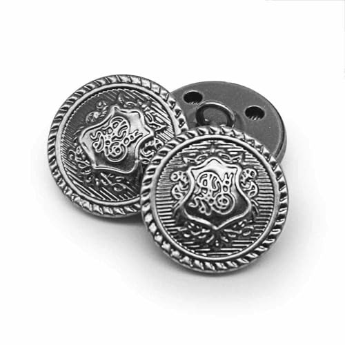 10 Stück/Los 15/18/20/23/25 mm Vintage Kupfer Metallknöpfe Kleidungsstück Mantel Nähzubehör Knöpfe für Kleidung Handwerk DIY-NO21-18mm 10 Stück/Los 15/18/20/23/25 mm Vintage Kupfer Metallknöpfe Kleidungsstück Mantel Nähzubehör Knöpfe für Kleidung Handwerk DIY-NO21-18mm von YFSHC