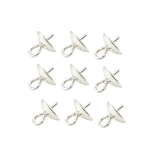 10 Stück/Los 925 Sterling Silber Ohrstecker Runde Perlenkappe Perlenbefestigung Perlenkappen mit Schlaufe für halb gebohrte-L4188A-3,0 mm 10 Stück/Los 925 Sterling Silber Ohrstecker Runde Perlenkappe Perlenbefestigung Perlenkappen mit Schlaufe für halb gebohrte-L4188A-3,0 mm von YFSHC
