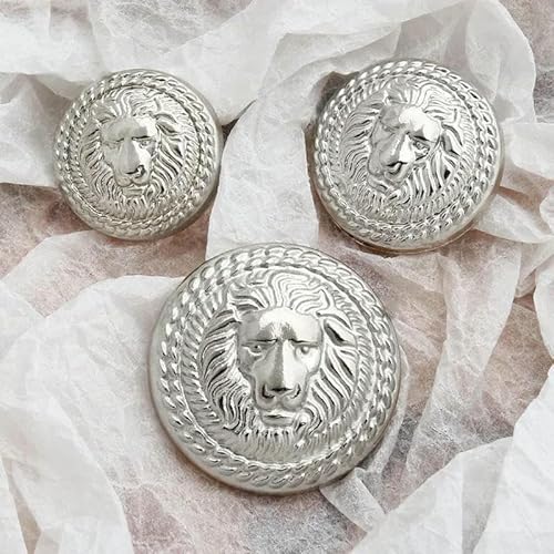 10 Stück/Los Retro-Metallknöpfe, exquisites Löwenkopfmuster, Herren- und Damenbekleidung, dekorative Nähknöpfe, Zubehör, 10 Stück S5–18 mm 10 Stück/Los Retro-Metallknöpfe, exquisites Löwenkopfmuster, Herren- und Damenbekleidung, dekorative Nähknöpfe, Zubehör, 10 Stück S5–18 mm von YFSHC