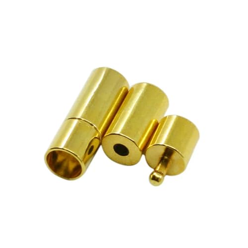 10 Stück/Los Schwarz/Gold/Rhodium Kordel Armbänder Halsketten Verbinder Magnetverschlüsse Metall Endkappen für DIY Schmuckherstellung-Gold-10 Stück x 2 mm 10 Stück/Los Schwarz/Gold/Rhodium Kordel Armbänder Halsketten Verbinder Magnetverschlüsse Metall Endkappen für DIY Schmuckherstellung-Gold-10 Stück x 2 mm von YFSHC