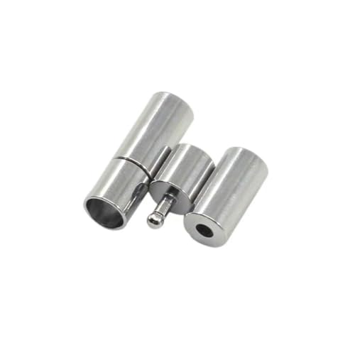 10 Stück/Los Schwarz/Gold/Rhodium Kordelarmbänder Halsketten Verbinder Magnetverschlüsse Metall-Endkappen für DIY-Schmuckherstellung-Rhodium-10 Stück x 7 mm 10 Stück/Los Schwarz/Gold/Rhodium Kordelarmbänder Halsketten Verbinder Magnetverschlüsse Metall-Endkappen für DIY-Schmuckherstellung-Rhodium-10 Stück x 7 mm von YFSHC
