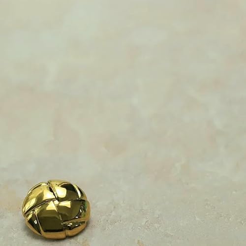 10 Stück/Lot Goldenes Nähzubehör für Kleidung Metallknöpfe DIY Bastelbedarf Handarbeiten Dekoration Nähmaterialien Neu-L28-1-15mm von YFSHC