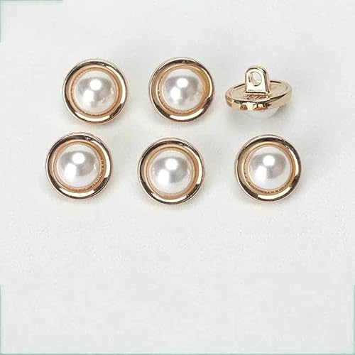 10 Stück 11 mm runde Perlmuttknöpfe für Kleidung, Hemden, Pullover, Strickjacken, Blusen, Luxus-Metallknopf DIY Nähzubehör-17 10 Stück 11 mm runde Perlmuttknöpfe für Kleidung, Hemden, Pullover, Strickjacken, Blusen, Luxus-Metallknopf DIY Nähzubehör-17 von YFSHC