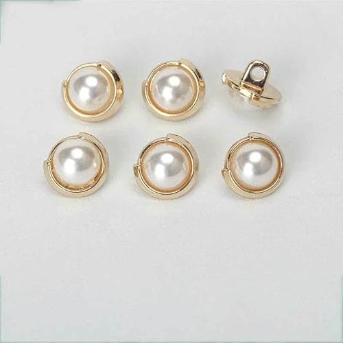 10 Stück 11 mm runde Perlmuttknöpfe für Kleidung, Hemden, Pullover, Strickjacken, Blusen, Luxus-Metallknopf DIY Nähzubehör-3-1 10 Stück 11 mm runde Perlmuttknöpfe für Kleidung, Hemden, Pullover, Strickjacken, Blusen, Luxus-Metallknopf DIY Nähzubehör-3-1 von YFSHC