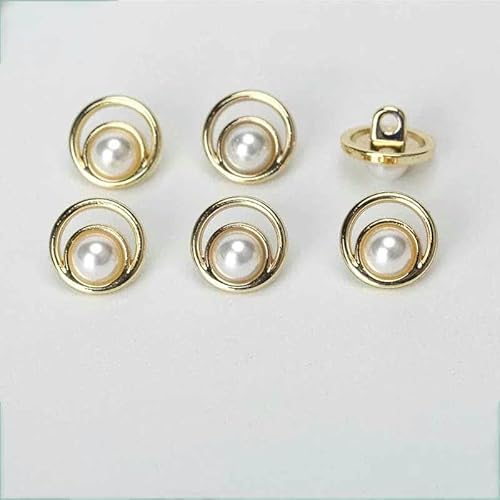 10 Stück 11 mm runde Perlmuttknöpfe für Kleidung, Hemden, Pullover, Strickjacken, Blusen, Luxus-Metallknopf DIY Nähzubehör-4-1 10 Stück 11 mm runde Perlmuttknöpfe für Kleidung, Hemden, Pullover, Strickjacken, Blusen, Luxus-Metallknopf DIY Nähzubehör-4-1 von YFSHC