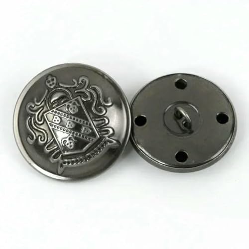 10 Stück 12–30 mm Metallknopf, Retro-Schaft, flache Knöpfe, hohle Kupferschnallen, Hemd, Mantel, Kleidung, Jeans, Verschluss, DIY-Nähzubehör, B3-13, GunBlack-12 mm 10 Stück 12–30 mm Metallknopf, Retro-Schaft, flache Knöpfe, hohle Kupferschnallen, Hemd, Mantel, Kleidung, Jeans, Verschluss, DIY-Nähzubehör, B3-13, GunBlack-12 mm von YFSHC
