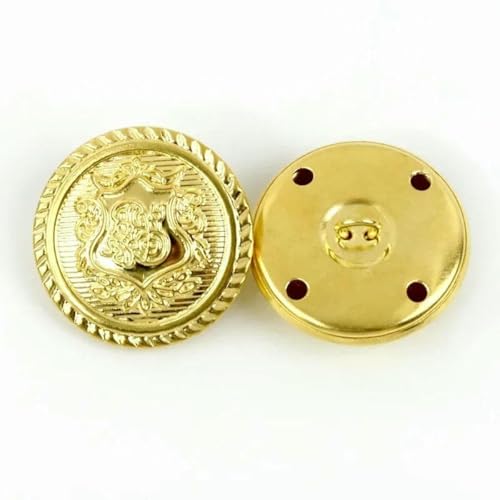 10 Stück 12–30 mm Metallknopf, Retro-Schaft, flache Knöpfe, hohle Kupferschnallen, Hemd, Mantel, Kleidung, Jeans, Verschluss, DIY-Nähzubehör, B3-15-Gold-25 mm 10 Stück 12–30 mm Metallknopf, Retro-Schaft, flache Knöpfe, hohle Kupferschnallen, Hemd, Mantel, Kleidung, Jeans, Verschluss, DIY-Nähzubehör, B3-15-Gold-25 mm von YFSHC