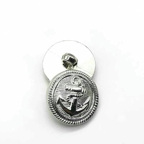 10 Stück 15/18/21/25 mm goldene goldfarbene Knöpfe Kleidungsstück Mantel Nähzubehör Knöpfe zum Basteln von Kleidung-23-15 mm von YFSHC
