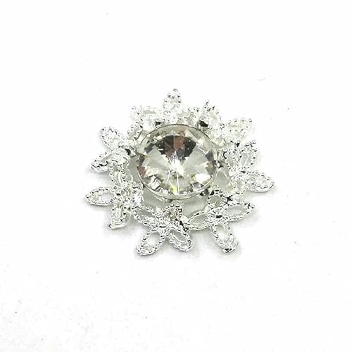 10 Stück 23,0 mm runde Form bunter Acrylknopf zum Nähen von Kleidung, Hochzeitseinladungen, zum Dekorieren von Legierungsknöpfen, Scrapbooking-16 von YFSHC