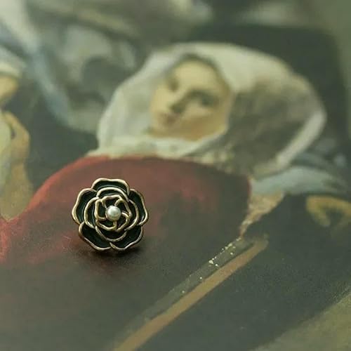 10 Stück Kamelien-Metallknöpfe, 14,5 mm, schöne 3D-Blumen-Ösenknöpfe aus Zinklegierung, Damen-Kleidungszubehör, Grün, 14,5 mm 10 Stück Kamelien-Metallknöpfe, 14,5 mm, schöne 3D-Blumen-Ösenknöpfe aus Zinklegierung, Damen-Kleidungszubehör, Grün, 14,5 mm von YFSHC