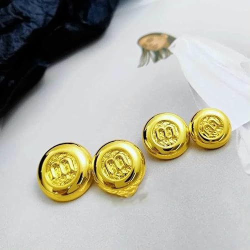10 Stück M-Buchstaben-Metallknöpfe für Kleidung, Dekoration, Knopf für Damen, Kleid, Nähen, DIY-NB-2-44-1-18MM 10 Stück M-Buchstaben-Metallknöpfe für Kleidung, Dekoration, Knopf für Damen, Kleid, Nähen, DIY-NB-2-44-1-18MM von YFSHC