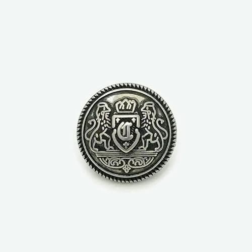 10 Stück Vintage-Metallknöpfe für Kleidung, Mantel, Jacke, Anzug, Knöpfe, Nähmaterial, Nähzubehör, DIY-Bastelbedarf, Neu, 4–25 mm, 10 Stück 10 Stück Vintage-Metallknöpfe für Kleidung, Mantel, Jacke, Anzug, Knöpfe, Nähmaterial, Nähzubehör, DIY-Bastelbedarf, Neu, 4–25 mm, 10 Stück von YFSHC