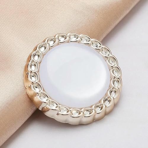 10 Stück runde Knöpfe, Dekorationszubehör für Damenbekleidung, handgenähte Knöpfe, Stil 5–25 mm, 10 Stück 10 Stück runde Knöpfe, Dekorationszubehör für Damenbekleidung, handgenähte Knöpfe, Stil 5–25 mm, 10 Stück von YFSHC