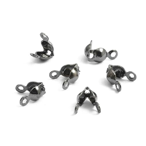 100/200 Stück 4 x 7 mm Verbinderverschluss, Kugelkette, Kalotte, Endcrimps, Perlen, Verbinderkomponenten für DIY-Schmuckherstellung, Zubehör, Rotguss, 200 Stück 100/200 Stück 4 x 7 mm Verbinderverschluss, Kugelkette, Kalotte, Endcrimps, Perlen, Verbinderkomponenten für DIY-Schmuckherstellung, Zubehör, Rotguss, 200 Stück von YFSHC
