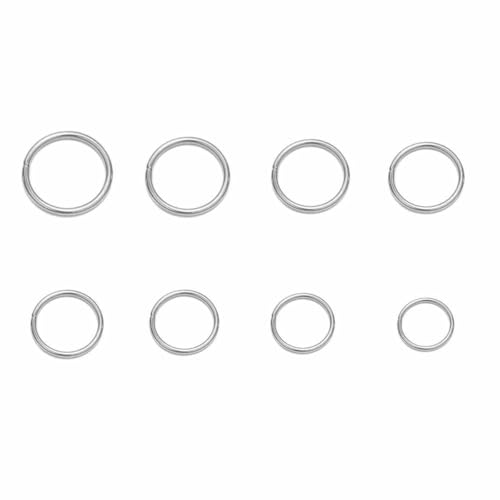 100–200 Stück/Los Edelstahl offene Biegeringe Spaltringe Verbinder für DIY Schmuckherstellung Zubehör Zubehör Großhandel-Geschlossener Ring x 200 Stück-8 mm x 1,0 mm 100–200 Stück/Los Edelstahl offene Biegeringe Spaltringe Verbinder für DIY Schmuckherstellung Zubehör Zubehör Großhandel-Geschlossener Ring x 200 Stück-8 mm x 1,0 mm von YFSHC