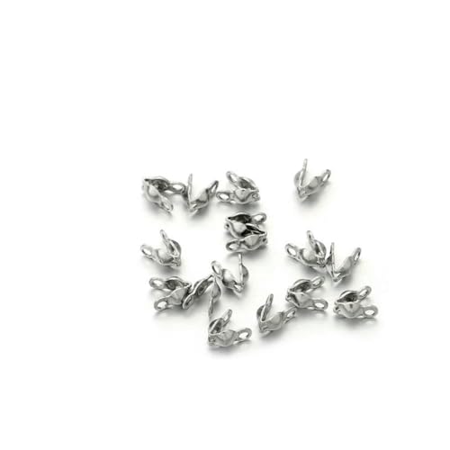 100–200 Stück Verbinderverschluss, 4 x 7 mm, Kugelkette, Kalotte, Endcrimps, Perlen, Verbinderkomponenten für DIY-Schmuckherstellung, Zubehör, Edelstahl, 1–100 Stück 100–200 Stück Verbinderverschluss, 4 x 7 mm, Kugelkette, Kalotte, Endcrimps, Perlen, Verbinderkomponenten für DIY-Schmuckherstellung, Zubehör, Edelstahl, 1–100 Stück von YFSHC