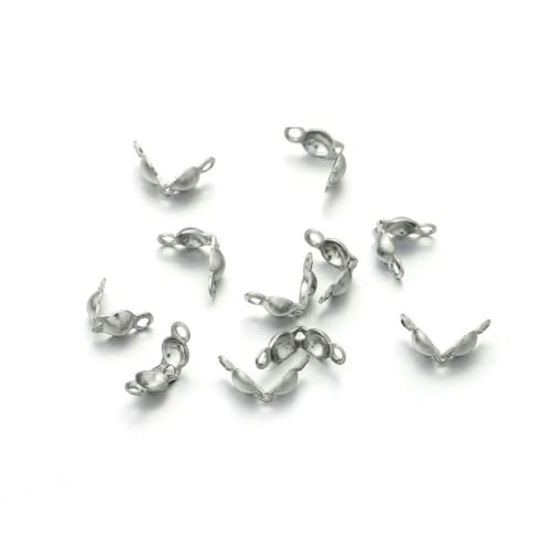100–200 Stück Verbinderverschluss, 4 x 7 mm, Kugelkette, Kalotte, Endcrimps, Perlen, Verbinderkomponenten für DIY-Schmuckherstellung, Zubehör, Edelstahl, 2–100 Stück 100–200 Stück Verbinderverschluss, 4 x 7 mm, Kugelkette, Kalotte, Endcrimps, Perlen, Verbinderkomponenten für DIY-Schmuckherstellung, Zubehör, Edelstahl, 2–100 Stück von YFSHC