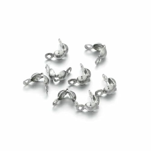 100–200 Stück Verbinderverschluss, 4 x 7 mm, Kugelkette, Kalotte, Endcrimps, Perlen, Verbinderkomponenten für DIY-Schmuckherstellung, Zubehör, Edelstahl, 3–200 Stück 100–200 Stück Verbinderverschluss, 4 x 7 mm, Kugelkette, Kalotte, Endcrimps, Perlen, Verbinderkomponenten für DIY-Schmuckherstellung, Zubehör, Edelstahl, 3–200 Stück von YFSHC