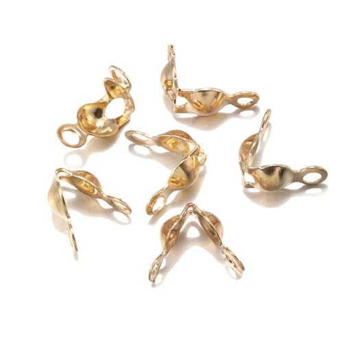100–200 Stück Verbinderverschluss 4 x 7 mm Kugelkette Kalotte Endcrimps Perlen Verbinderkomponenten für DIY-Schmuckherstellung Zubehör-KC Gold-100 Stück 100–200 Stück Verbinderverschluss 4 x 7 mm Kugelkette Kalotte Endcrimps Perlen Verbinderkomponenten für DIY-Schmuckherstellung Zubehör-KC Gold-100 Stück von YFSHC