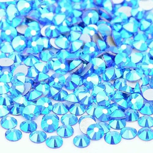 100 Brutto-Großpackung SS6 SS10 SS12 SS16 SS20 SS30 AB-Farbglas-Strasssteine, nicht Hotfix, flache Rückseite, Strasssteine zum Selbermachen, Nagelsteine-54 Saphir AB-SS20, 100 Brutto-Großpackung SS6 SS10 SS12 SS16 SS20 SS30 AB-Farbglas-Strasssteine, nicht Hotfix, flache Rückseite, Strasssteine zum Selbermachen, Nagelsteine-54 Saphir AB-SS20, von YFSHC