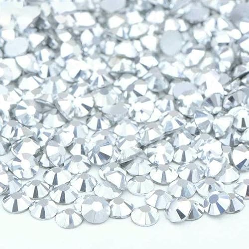 100 Brutto-Großpackung SS6 SS10 SS12 SS16 SS20 SS30 AB-farbige Glas-Strasssteine, nicht Hotfix, flache Rückseite, Strasssteine zum Selbermachen, Nagelsteine-05 Silber-SS20, 100 Brutto-Großpackung SS6 SS10 SS12 SS16 SS20 SS30 AB-farbige Glas-Strasssteine, nicht Hotfix, flache Rückseite, Strasssteine zum Selbermachen, Nagelsteine-05 Silber-SS20, von YFSHC
