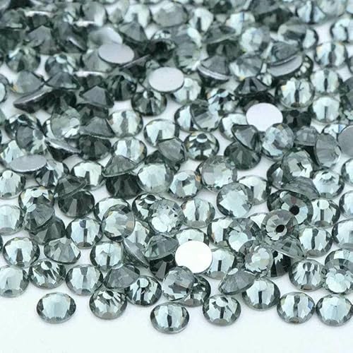 100 Brutto-Großpackung SS6 SS10 SS12 SS16 SS20 SS30 AB-farbige Glas-Strasssteine, nicht Hotfix, flache Rückseite, Strasssteine zum Selbermachen, Nagelsteine – 18 Schwarzer 100 Brutto-Großpackung SS6 SS10 SS12 SS16 SS20 SS30 AB-farbige Glas-Strasssteine, nicht Hotfix, flache Rückseite, Strasssteine zum Selbermachen, Nagelsteine – 18 Schwarzer von YFSHC