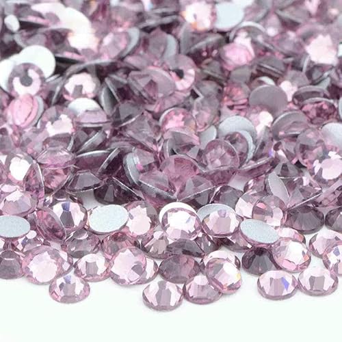 100 Brutto-Großpackung SS6 SS10 SS12 SS16 SS20 SS30 AB-farbige Glas-Strasssteine, nicht Hotfix, flache Rückseite, Strasssteine zum Selbermachen, Nagelsteine-19 Lt.Amethyst- 100 Brutto-Großpackung SS6 SS10 SS12 SS16 SS20 SS30 AB-farbige Glas-Strasssteine, nicht Hotfix, flache Rückseite, Strasssteine zum Selbermachen, Nagelsteine-19 Lt.Amethyst- von YFSHC
