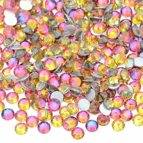 100 Brutto-Großpackung SS6 SS10 SS12 SS16 SS20 SS30 AB-farbige Glas-Strasssteine, nicht Hotfix, flache Rückseite, Strasssteine zum Selbermachen, Nagelsteine – 41 Rote Flam 100 Brutto-Großpackung SS6 SS10 SS12 SS16 SS20 SS30 AB-farbige Glas-Strasssteine, nicht Hotfix, flache Rückseite, Strasssteine zum Selbermachen, Nagelsteine – 41 Rote Flam von YFSHC