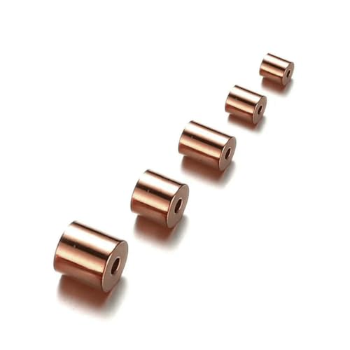 100 Stück/Los 4,0 mm 6 mm 8 mm Edelstahlkordelperlen Quastenkappen zur Schmuckherstellung Rohrseil Rohrverbinder Zubehörteile-Roségold-Innendurchmesser 6 mm 100 Stück/Los 4,0 mm 6 mm 8 mm Edelstahlkordelperlen Quastenkappen zur Schmuckherstellung Rohrseil Rohrverbinder Zubehörteile-Roségold-Innendurchmesser 6 mm von YFSHC