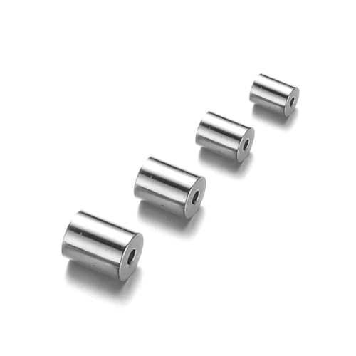 100 Stück/Los 4,0 mm 6 mm 8 mm Edelstahlkordelperlen Quastenkappen zur Schmuckherstellung Rohrseil Rohrverbinder Zubehörteile-Silberfarbe-Innendurchmesser 8 mm 100 Stück/Los 4,0 mm 6 mm 8 mm Edelstahlkordelperlen Quastenkappen zur Schmuckherstellung Rohrseil Rohrverbinder Zubehörteile-Silberfarbe-Innendurchmesser 8 mm von YFSHC