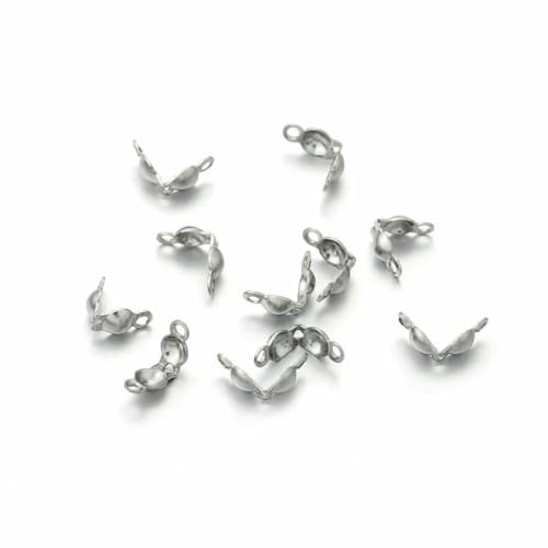 100 Stück/Los Edelstahl-Anschlussverschluss, goldene Kugelkette, Kalotte, End-Crimp-Perlen, Anschluss für DIY-Schmuckherstellung, Zubehör, Stahl 2,4,0 mm 100 Stück/Los Edelstahl-Anschlussverschluss, goldene Kugelkette, Kalotte, End-Crimp-Perlen, Anschluss für DIY-Schmuckherstellung, Zubehör, Stahl 2,4,0 mm von YFSHC