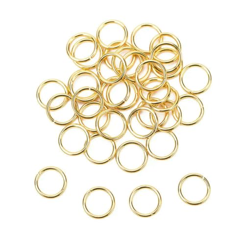 100 Stück PVD-Edelstahl, offene Biegeringe, Lot 3 4 5 6 7 8 10 mm, Spaltringe, Verbinder für Armbänder, Halsketten, DIY-Schmuckherstellung, Gold, 4,0 mm 100 Stück PVD-Edelstahl, offene Biegeringe, Lot 3 4 5 6 7 8 10 mm, Spaltringe, Verbinder für Armbänder, Halsketten, DIY-Schmuckherstellung, Gold, 4,0 mm von YFSHC