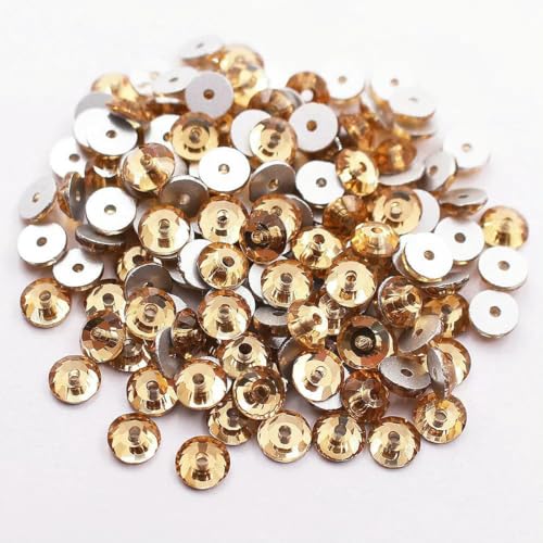 100 Stück runde, flache Rückseite, glänzende, aufgenähte Kristalle, Glasperlen, Stoffbesatz, Steine, Edelsteine, Basteln, Aufnäher-Strasssteine für Kleidungsdekoration, heller Topas, 3,0 mm, 100 Stü 100 Stück runde, flache Rückseite, glänzende, aufgenähte Kristalle, Glasperlen, Stoffbesatz, Steine, Edelsteine, Basteln, Aufnäher-Strasssteine für Kleidungsdekoration, heller Topas, 3,0 mm, 100 Stü von YFSHC