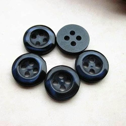 11mm 7/16" 4 Löcher 14 Farben Runde Kante Perlglanz Kleidung Hemd Knöpfe Harz Nähzubehör R0201-043-07 Dunkelblau 11mm 7/16" 4 Löcher 14 Farben Runde Kante Perlglanz Kleidung Hemd Knöpfe Harz Nähzubehör R0201-043-07 Dunkelblau von YFSHC