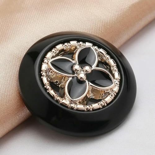 18/21/25 mm Perlengoldknöpfe zum Nähen, Basteln, Scrapbooking, runder Schaftknopf für Kleidung, Mantel, handgefertigte Accessoires, 55–34L, 21,0 mm, 10 Stück 18/21/25 mm Perlengoldknöpfe zum Nähen, Basteln, Scrapbooking, runder Schaftknopf für Kleidung, Mantel, handgefertigte Accessoires, 55–34L, 21,0 mm, 10 Stück von YFSHC