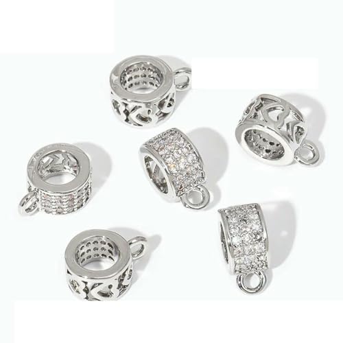 18 Karat vergoldete Scharnier-Anhänger-Verschlüsse, Messing-Anhänger-Schnalle für die Schmuckherstellung, DIY-Halskettenherstellung, Zubehör-Rhodium Plated_h-1 Stück 18 Karat vergoldete Scharnier-Anhänger-Verschlüsse, Messing-Anhänger-Schnalle für die Schmuckherstellung, DIY-Halskettenherstellung, Zubehör-Rhodium Plated_h-1 Stück von YFSHC