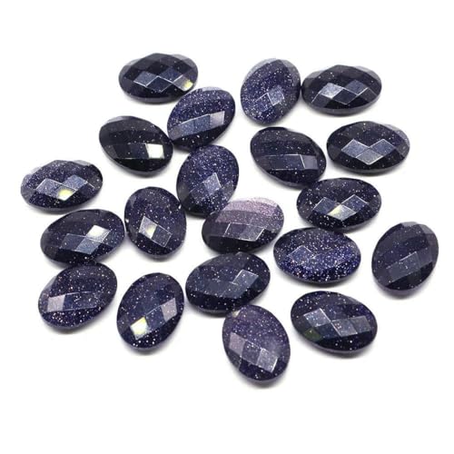 18 x 13,0 mm Natursteine, oval, doppelseitig geschliffen, facettierte Perlen, Heilkristall, Amethyst, Edelsteine, Perle zur Schmuckherstellung, DIY-Zubehör, Blauer Goldfluss, 5 Stück 18 x 13,0 mm Natursteine, oval, doppelseitig geschliffen, facettierte Perlen, Heilkristall, Amethyst, Edelsteine, Perle zur Schmuckherstellung, DIY-Zubehör, Blauer Goldfluss, 5 Stück von YFSHC