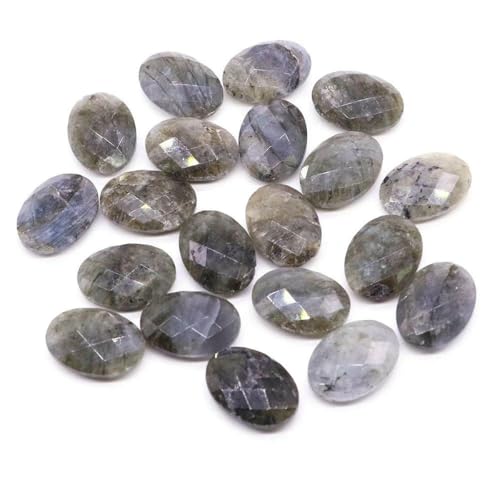 18 x 13,0 mm Natursteine, oval, doppelseitig geschliffen, facettierte Perlen, Heilkristall, Amethyst, Edelsteine, Perle zur Schmuckherstellung, DIY-Zubehör, Labradorit, 1 Stück 18 x 13,0 mm Natursteine, oval, doppelseitig geschliffen, facettierte Perlen, Heilkristall, Amethyst, Edelsteine, Perle zur Schmuckherstellung, DIY-Zubehör, Labradorit, 1 Stück von YFSHC