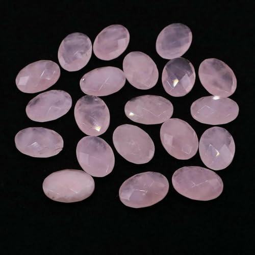 18 x 13,0 mm Natursteine, oval, doppelseitig geschliffen, facettierte Perlen, Heilkristall, Amethyst, Edelsteine, Perle zur Schmuckherstellung, DIY-Zubehör, Rosenquarz, 1 Stück 18 x 13,0 mm Natursteine, oval, doppelseitig geschliffen, facettierte Perlen, Heilkristall, Amethyst, Edelsteine, Perle zur Schmuckherstellung, DIY-Zubehör, Rosenquarz, 1 Stück von YFSHC