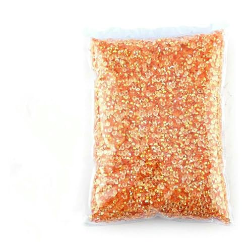 2/3/4/5/6 mm Bulk Jelly Ab Resin Nicht Hot Fix Strasssteine mit flacher Rückseite Kristalle Strass Glitzer Рейнский камень-TM-Champagner-2 mm 10000 Stück von YFSHC