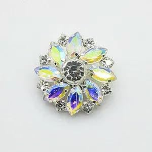 2 Stück 28 mm Blumenform Metall glänzende Strass-Glasknöpfe DIY Nähen dekoratives Bekleidungszubehör-20 2 Stück 28 mm Blumenform Metall glänzende Strass-Glasknöpfe DIY Nähen dekoratives Bekleidungszubehör-20 von YFSHC